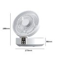 thumbnail image 3 of Ventilador de refrigeración plegable Ventilador de refrigeración eléctrico de 3 velocidades para oficina en casa (blanco) Tmvgtek Libre de BPA, 3 of 8