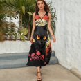 thumbnail image 5 of Halloween Ghosts Horror Pumpkin Pattern Design Sleeveless Dress Summer Clothes for Women Women's Clothing 2025, 5 of 7
