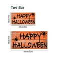 thumbnail image 6 of MOQIN Happy Halloween Door Welcome Sign, Cute Pumpkin Ghost Witch Rustic Wall Hanging Sign, Halloween Themed Wooden Door Hanging Decor for Home Office School Party Haunted House, 6 of 7