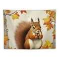thumbnail image 5 of PRATYUS Fall Tapestry Wall Hanging Autumn Maple Leaves Tapestries Aesthetic Squirrel Pine Cone Tapestry for Bedroom Living Room College Dorm Room Wall Decor Decorative Backdrop&nbsp; 40x60inch, 5 of 6
