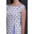 thumbnail image 4 of Bimba Kurti d'Été Sans Manches Imprimé Tunique Droite Robes pour Femmes, 4 of 6