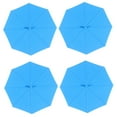 thumbnail image 4 of Raindrops 4Pcs Silicone Lids Cup Covers Temperature Retention Blue, 4 of 8