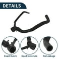 thumbnail image 4 of Manguera del radiador Unique Bargains No.5QF122157F para Audi Q3 2.0L 2019-2024 Plástico Negro 1 Pc Tubería de refrigerante Buen sellado, 4 of 7