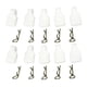 thumbnail image 1 of 10 clips para carrocería de coche RC con pasadores R y 10 pestañas para modelos SCX24 1/24 1/18 RC. blanco, 1 of 4