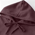 thumbnail image 6 of Rvwovn Men's Relaxed Fit Hooded Sweatshirt - Classic Pullover Drawstring Hoodie, Spring Fall Casual Sportswear, 6 of 8