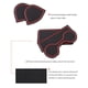 thumbnail image 2 of Riwesomey Alfombrilla para ranura de puerta de reposabrazos Interior de coche, 19 piezas, almohadilla antideslizante para ranura de puerta de Automoción decorativa y accesorios Rojo, 2 of 6