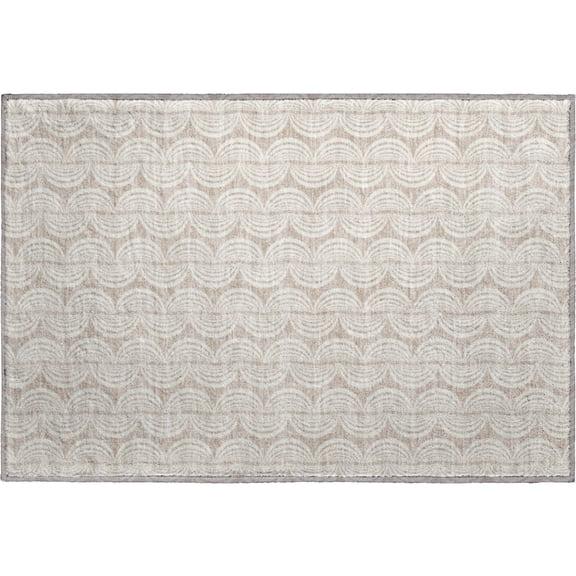 Dalyn Rugs Premium Machine Washable Mayfield AMF1056 Khaki 1'8" x 2'6" Rug