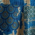 thumbnail image 4 of Men Printed Stand-up Short-Sleeved Spring Shirts for Casual Daily Wear Blue M, 4 of 7