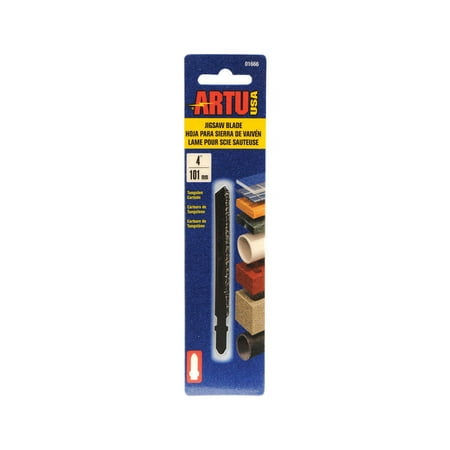 

1 Pc Artu 4 In. Tungsten Carbide T-Shank Jig Saw Blade Assorted Tpi 1 Pk