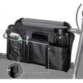 thumbnail image 1 of Bolsa para silla de ruedas con bolsillos - Bolsa lateral universal impermeable con reposabrazos para silla de ruedas eléctrica, scooter y andador, 1 of 5