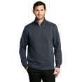thumbnail image 1 of Port Authority ®  Slub Fleece 1/4-Zip Pullover. F295 L Slate Grey, 1 of 6