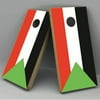Sudan Flag Cornhole Board Vinyl Decal Wrap