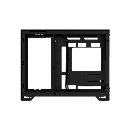CORSAIR - 2500X Micro ATX Mid-Tower Dual Chamber SFF Case - Black