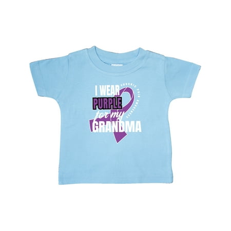 

Inktastic Chronic Pain I Wear Purple For My Grandma Gift Baby Boy or Baby Girl T-Shirt