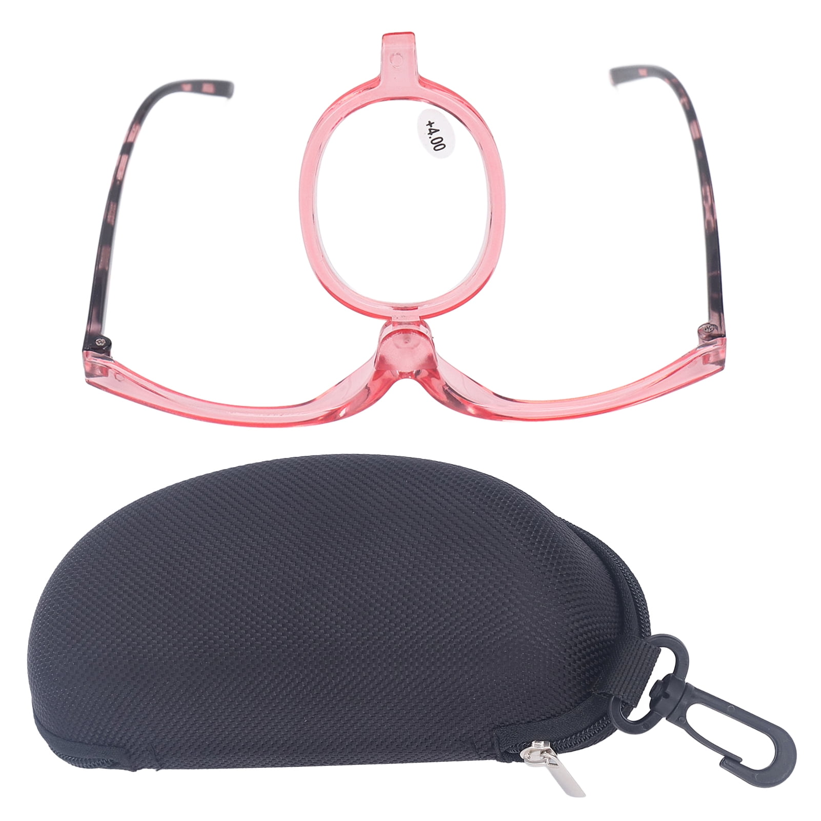 Magnifying Makeup Glasses Flip Down Scratch Resistant Lens Folding