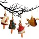 thumbnail image 2 of Decoraciones de Navidad para el Colgante de Ángel de Arte de Hierro Retro Del Hogar, Estambula de Cabeza de Madera de 4 Piezas para Decoración de Mesa Del Manto Del Árbol de Vacaciones, Decoraciones D, 2 of 9