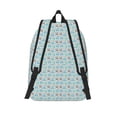 thumbnail image 2 of Lsque Owl Pattern Canvas Daypack, Durable Backpack, High-quality Versatile Backpack,Vintage Compact Backpack-Small, 2 of 6