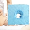 thumbnail image 2 of Draps de Table de Massage avec Trou pour le Visage 40x40cm pour Lit de Massage, 2 of 9
