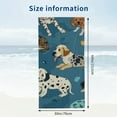 thumbnail image 3 of PHYHOO Cute Pet Dog Microfiber Beach Towel for Adult Quick Dry Sand Free Lightweight Oversized Ultra Soft Skin-Friendly Swim Pool Travel Picnic Shower Bath Towel Blanket 30x60in, 3 of 8