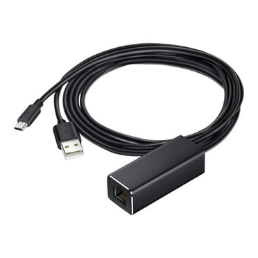 Topbathy USB to Ethernet Adapter .0 for Stick Home Network Setup 1Pack