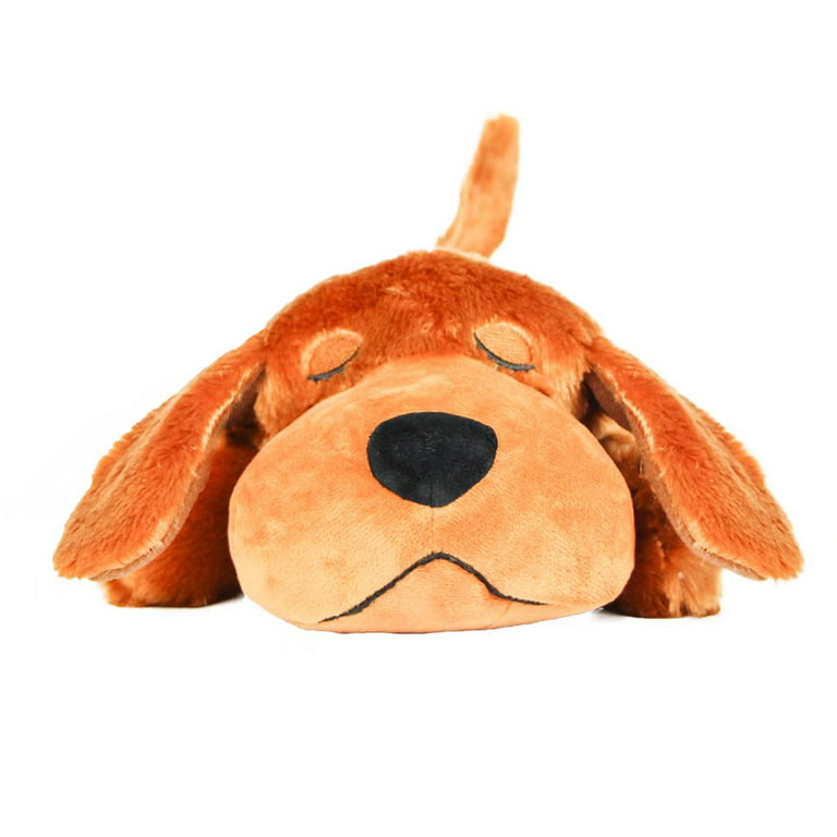Blublu Park Puppy Heartbeat Toy, Dog Stuffed Animal Sleep Anxiety Relief  Calming Aid Comfort Soother Plush Toy for Puppies Dogs Cats