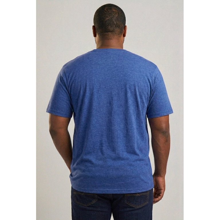 Kingsize Men's Shrink-Less V-Neck Pocket T-Shirt photo 3