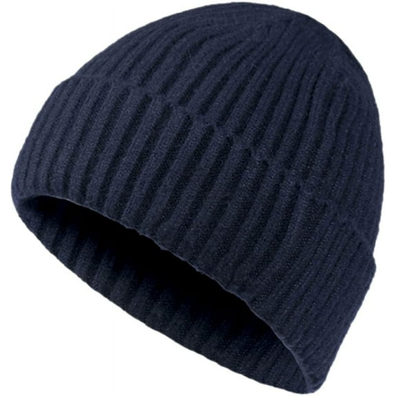 Winter Hats for Men Wool Knit Slouchy Beanie Hats Warm Baggy Skull Cap