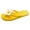 A-Yellow14, variant on Yuanlong Womens Flip Flops Flower Decoration Thong Sandals Flat Casual Beach Open Toe Everyday Wear Footwear