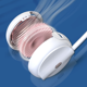thumbnail image 4 of Ventilador de cuello manos libres, mini ventilador personal USB recargable, ventilador de banda para el cuello portátil con diseño de auriculares con rotación de 360 ° Fokelyi CPB-DE-WX78-2, 4 of 5
