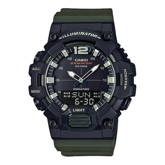 Reloj CASIO HDC-700-3AVCF Illuminator 10 Year Battery-Verde verde 49 mm Casio Moda