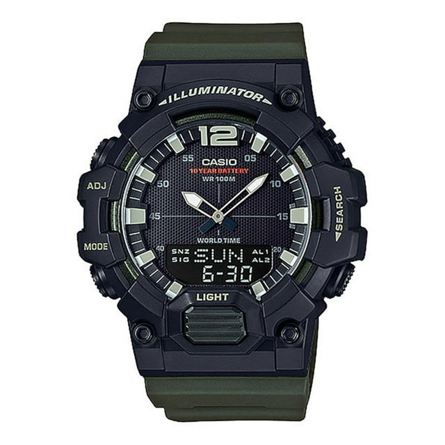 Reloj CASIO HDC-700-3AVCF Illuminator 10 Year Battery-Verde verde 49 mm Casio Moda