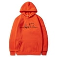thumbnail image 1 of Sudadera con capucha para mujer, con estampado de Halloween, cuello redondo, manga larga, blusa holgada, blusa de poliéster para hombre, 1 of 6