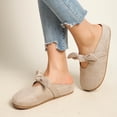 thumbnail image 5 of Bow Knot Mary Jane Mules, Slip On Closed Toe Shoes, Casual Comfort Footwear (Women's), 5 of 6