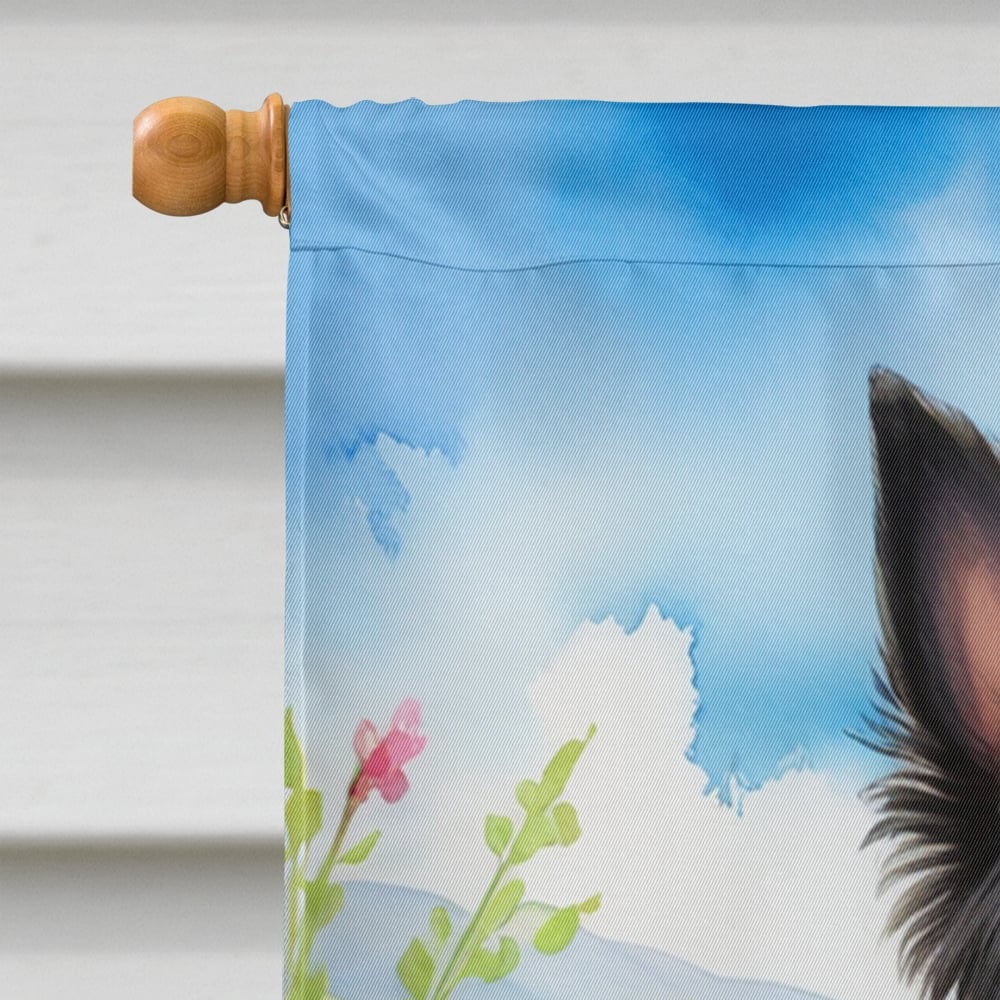 Cairn Terrier Easter Egg Hunt House Flag 28 in x 40 in