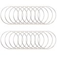 thumbnail image 1 of LOVEVER 12 Pcs 4 Inch Silver Metal Rings Hoops Macrame Ring for Dream Catchers  Macrame and DIY Crafts, 1 of 4