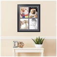 thumbnail image 2 of ArtToFrames Collage Photo Picture Frame with 4 - 8.5x11" Openings, Framed in Black with Mountain Grey and Black Mats (CDM-3926-564), 2 of 8