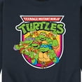 thumbnail image 3 of Teenage Mutant Ninja Turtles - Retro Pizza Graphic - Men's Crew Neck Fleece Pullover, 3 of 5
