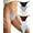 Assorted-6pack, variant on 6 Pack Seamless Underwear for Women Cheeky Panties No Show High Cut Low Rise Adjustable Womens Bikini Underwear