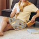 thumbnail image 5 of Balery Cute Dog Pantalones cortos de pijama de punto de algodón para hombre con cinturilla y bolsillos-Large, 5 of 6
