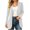 White, variant on Vivianyo HD Women's Corduroy Open Front Cardigan with Pockets, Long Sleeve Curved Hem Sweater Jacket, Fall Outerwear for Office Layering and Weekend Plans, Size S-XL