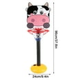 thumbnail image 4 of Kayannuo Clearance Basketball Set Stand Adjust Heights 39.4inch Max With Basketball Indoor Outdoor, 4 of 8