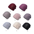 thumbnail image 3 of Sonducket Gorro de invierno para mujer, gorro de Color sólido para clima frío, gorro térmico transpirable, mezcla de ropa informal para la cabeza, Accesorios de disfraces Rojo Sonducket AP013158-02, 3 of 6