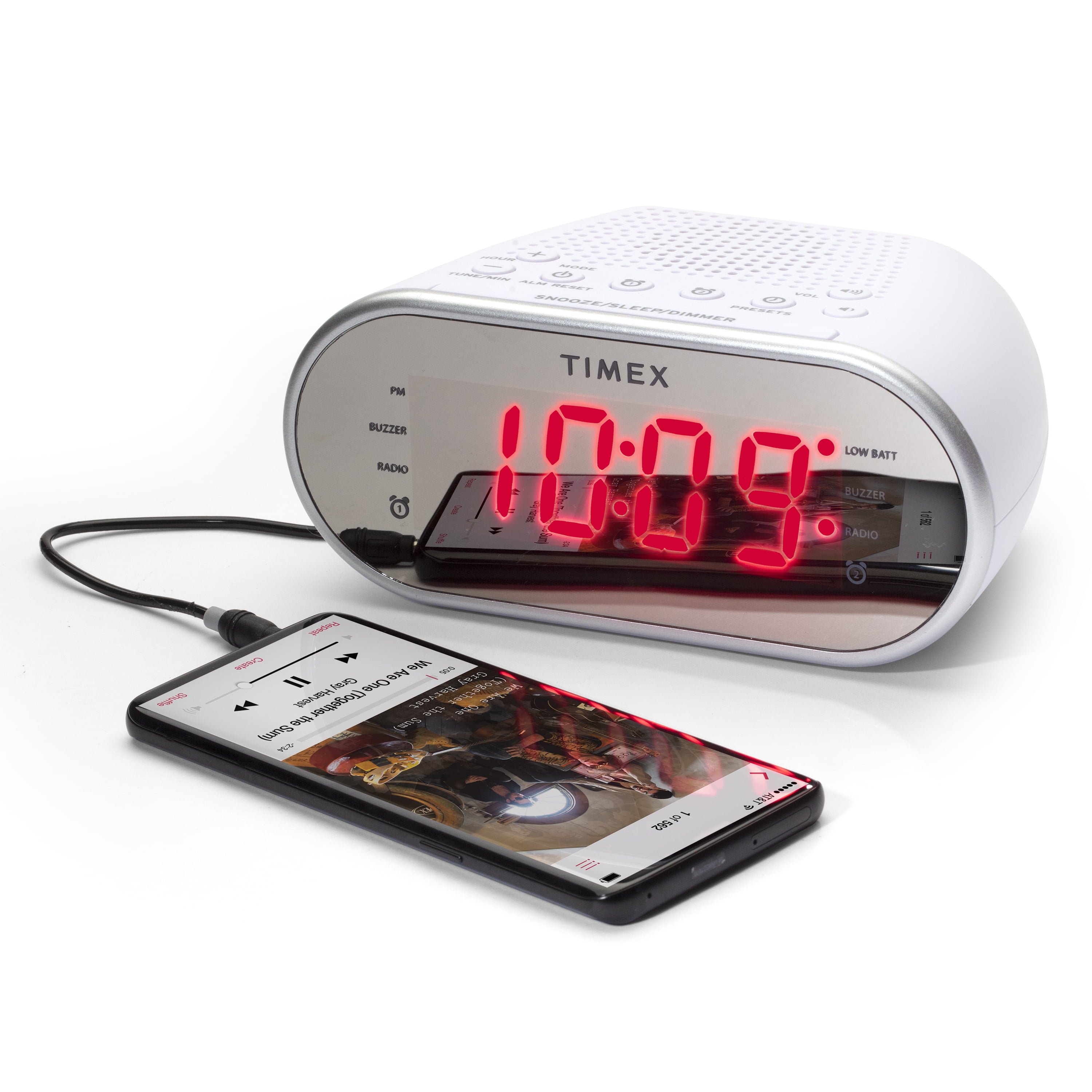 Craig AM/FM Stereo Dual Alarm Clock Radio w/CD Player CR41470B 