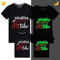 thumbnail image 4 of Camisetas navideñas a juego para la familia, sudadera luminosa y brillante con My Tube, 4 of 4