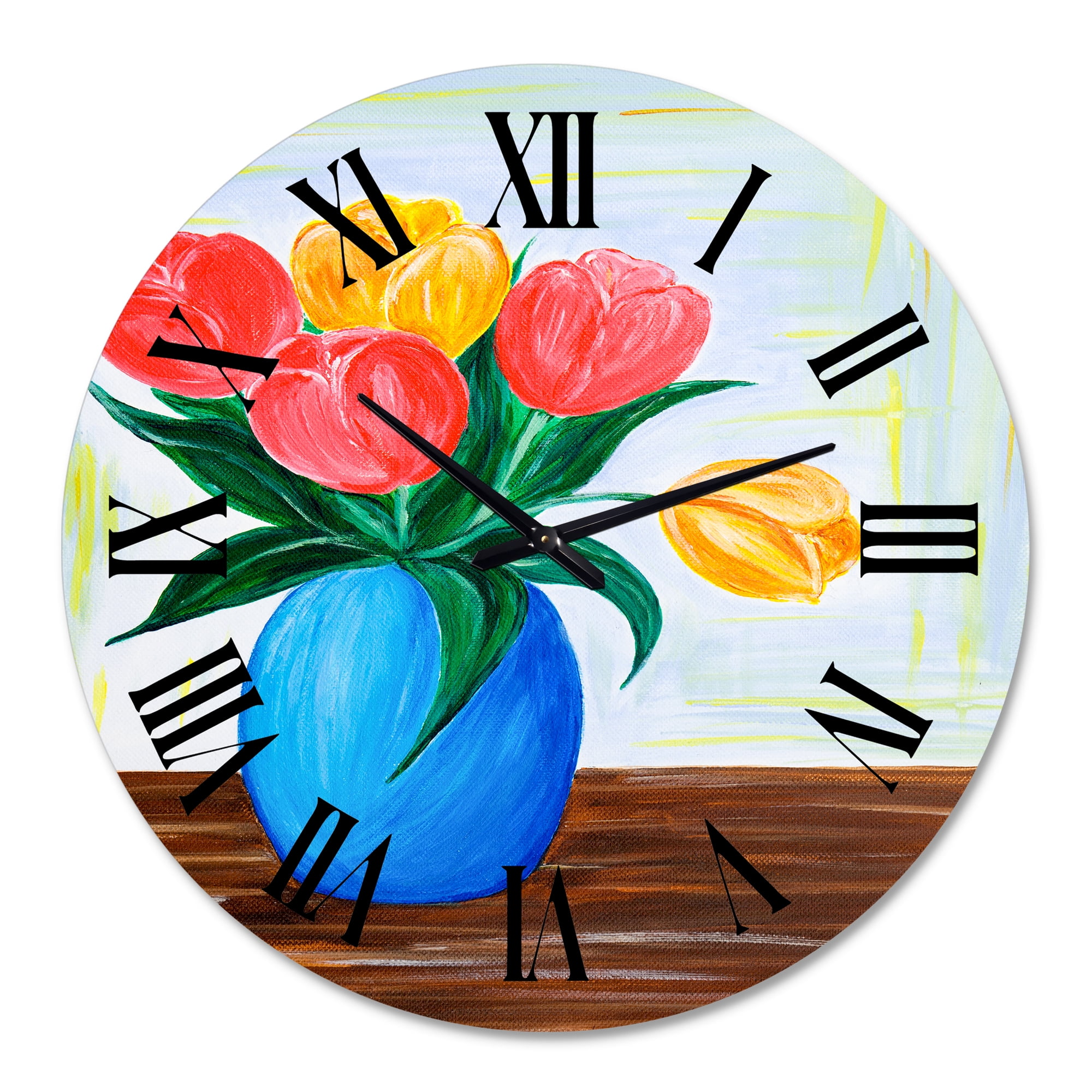 Designart 1 in Quartz Traditional Wall Clock