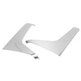 thumbnail image 3 of 2pcs Rear Window Side Spoiler ABS Chrome Beveled Cover Replacement for Subaru Forester SK 2018‑2020, 3 of 6