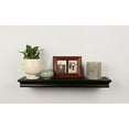 thumbnail image 4 of Hillman Fasteners 36 in. High & Mighty Beveled Floating Shelf, Black, 4 of 5