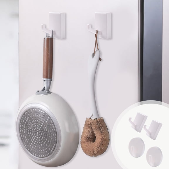 Nsxcdh Magnetic Wall Hook Set,Adhesive Organizer Clips,No-Drill Multi-Use Holders,Space-Saving Hangers for Kitchen Tools or Bathroom Supplies