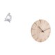 thumbnail image 5 of Figura de lector abstracto,Estatua de pensador abstracto,arte,manualidades,decoraciones,Reloj de pared redondo,Reloj de pared de madera maciza para decoración de sala de estar,Reloj de pared, 5 of 8