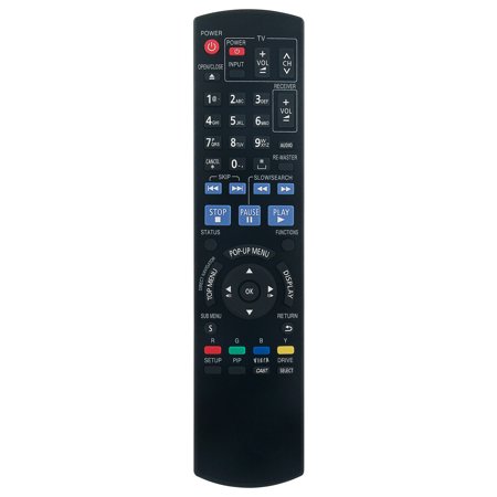 Vinabty N2QAYB000378 Replaced Remote Control Fit for Panasonic Blu-ray Player DMP-BD80 DMP-BD60 DMP-BD80K DMP-BD60K